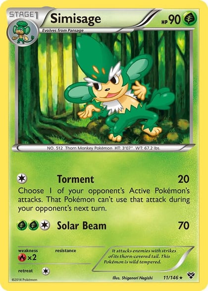 Simisage, XY Base Set 11/146