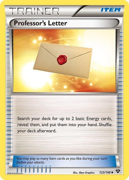Professor's Letter, XY Base Set 123/146
