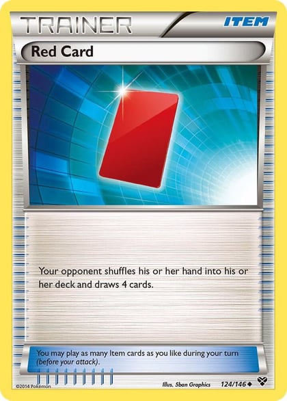Red Card, XY Base Set 124/146