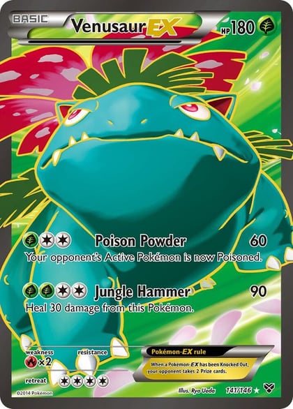 Venusaur EX (141 Full Art), XY Base Set 141/146