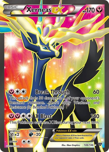 Xerneas EX (146 Full Art), XY Base Set 146/146