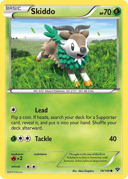 Skiddo, XY Base Set 18/146