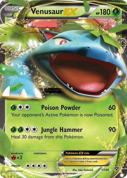 Venusaur EX, XY Base Set 1/146