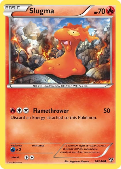 Slugma, XY Base Set 20/146