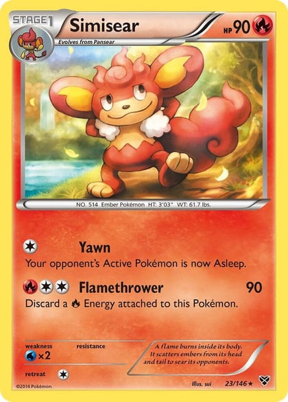 Simisear, XY Base Set 23/146