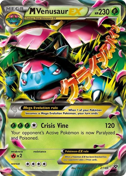M Venusaur EX, XY Base Set 2/146