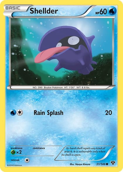 Shellder, XY Base Set 31/146