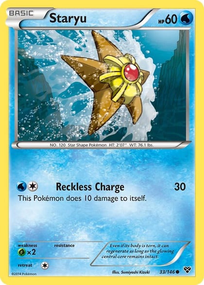 Staryu, XY Base Set 33/146