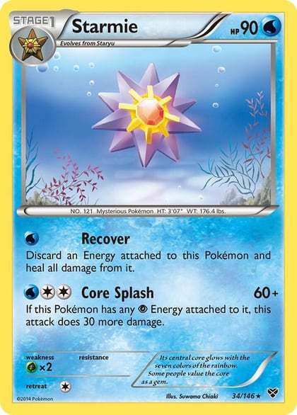 Starmie, XY Base Set 34/146