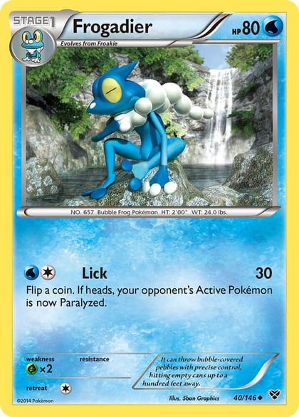 Frogadier, XY Base Set 40/146