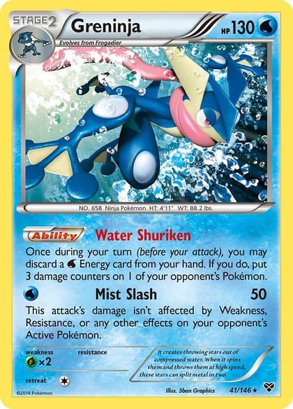 Greninja, XY Base Set 41/146