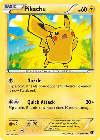 Pikachu, XY Base Set 42/146