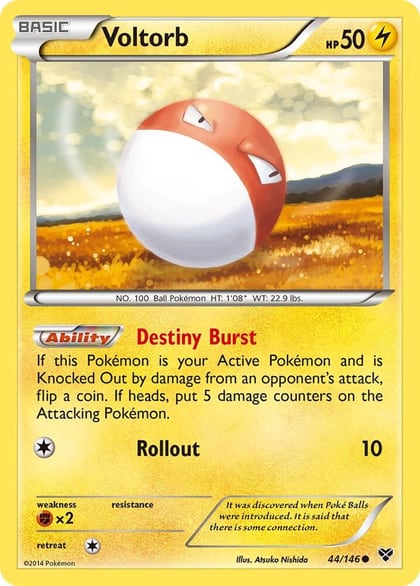 Voltorb, XY Base Set 44/146