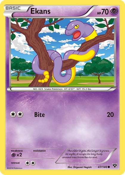 Ekans, XY Base Set 47/146