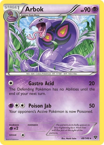 Arbok, XY Base Set 48/146