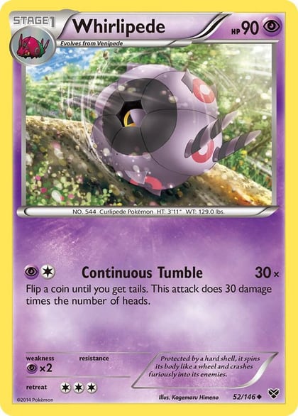 Whirlipede, XY Base Set 52/146