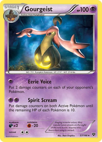 Gourgeist, XY Base Set 57/146