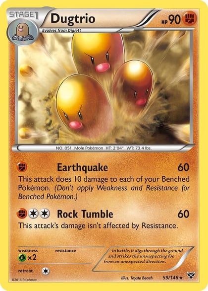 Dugtrio, XY Base Set 59/146