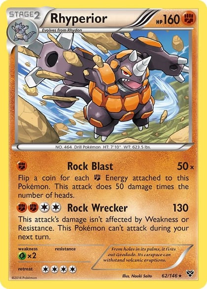 Rhyperior, XY Base Set 62/146