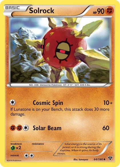 Solrock, XY Base Set 64/146