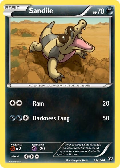 Sandile, XY Base Set 69/146