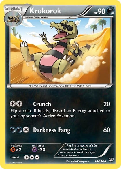 Krokorok, XY Base Set 70/146