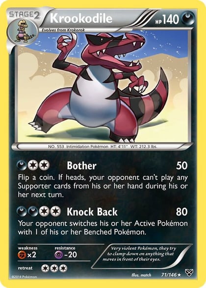 Krookodile, XY Base Set 71/146
