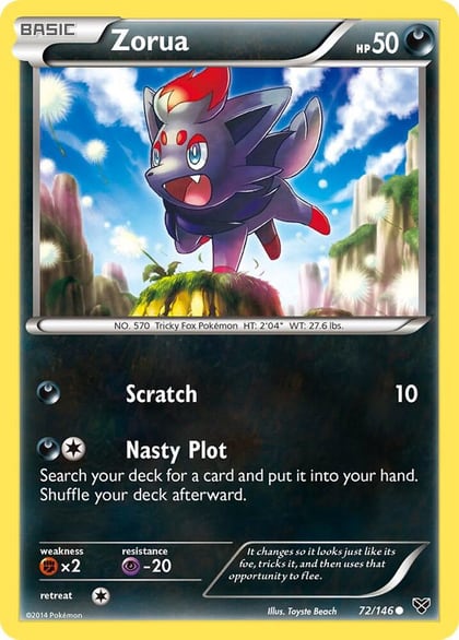 Zorua, XY Base Set 72/146