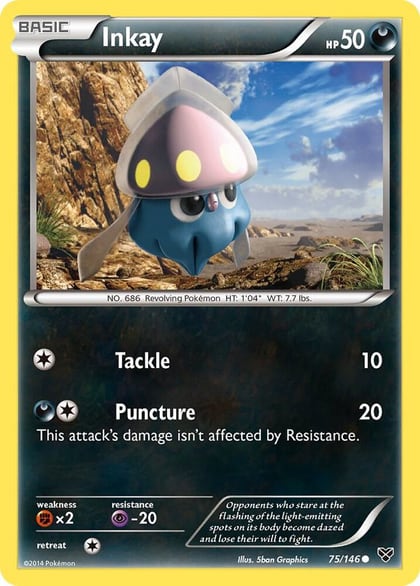 Inkay (75), XY Base Set 75/146