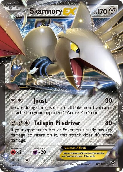 Skarmory EX, XY Base Set 80/146