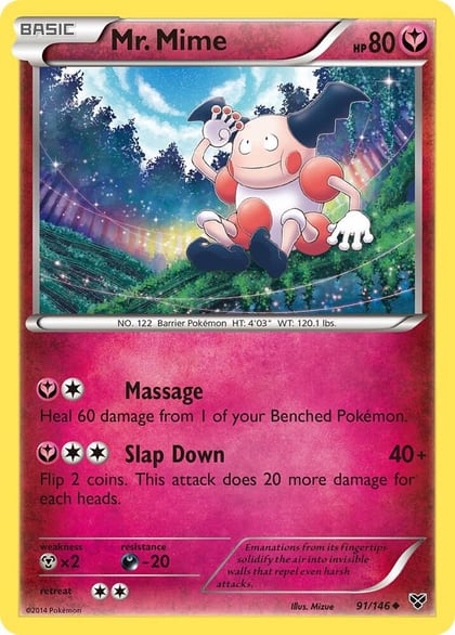 Mr. Mime, XY Base Set 91/146