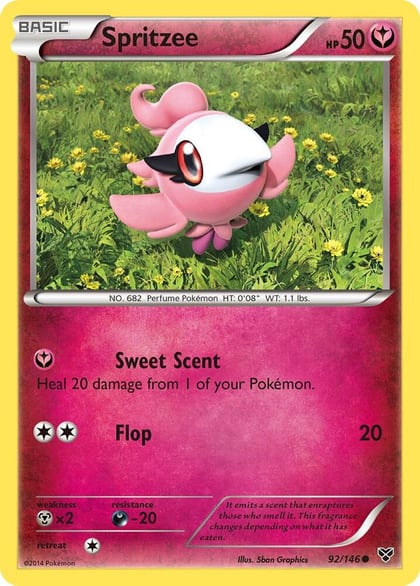 Spritzee, XY Base Set 92/146
