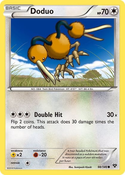 Doduo, XY Base Set 98/146