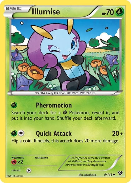 Illumise, XY Base Set 9/146