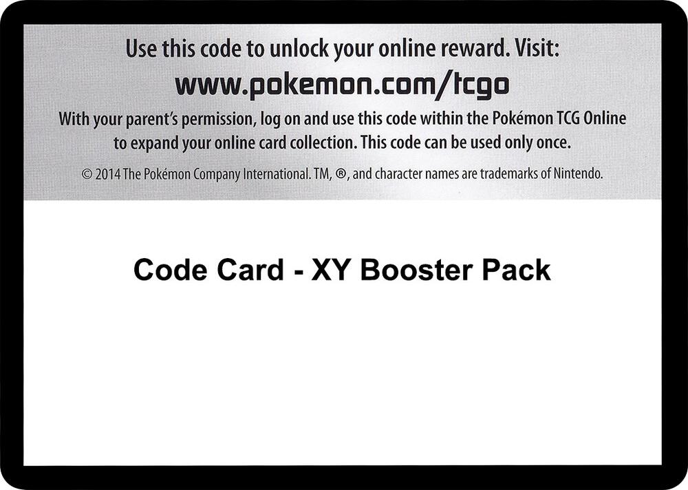 Code Card - XY Booster Pack, XY Base Set P280504