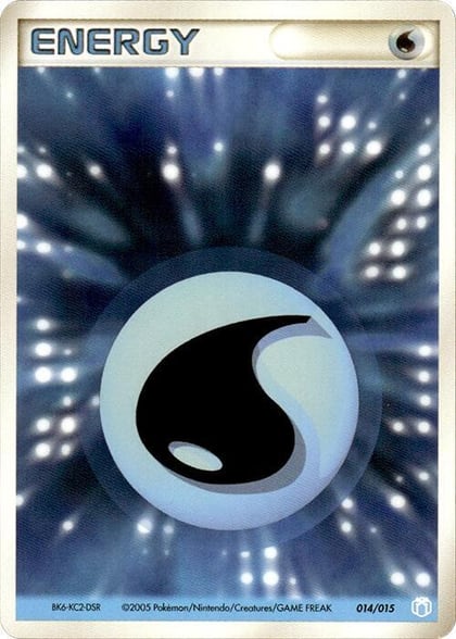 Basic Water Energy - 014/015, Gift Box Mew - Lucario (Crawdaunt Quarter Deck) 014/015
