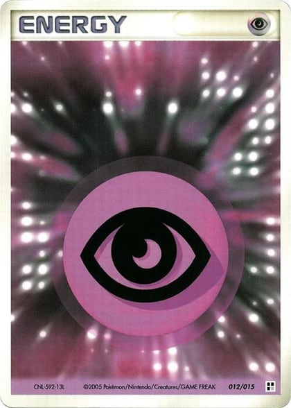 Basic Psychic Energy - 012/015, Psychic Quick Construction Pack 012/015