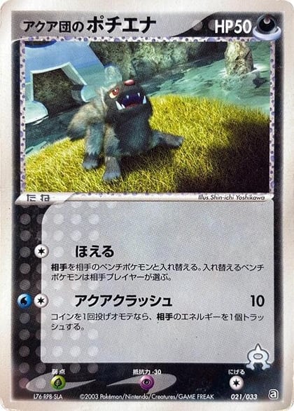Team Aqua's Poochyena - 021/033, Aqua Deck Kit 021/033