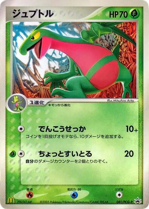 Grovyle - 081/PCG-P, PCG-P Promotional cards 081/PCG-P