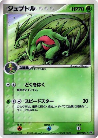 Grovyle - 008/ADV-P, ADV-P Promotional cards 008/ADV-P