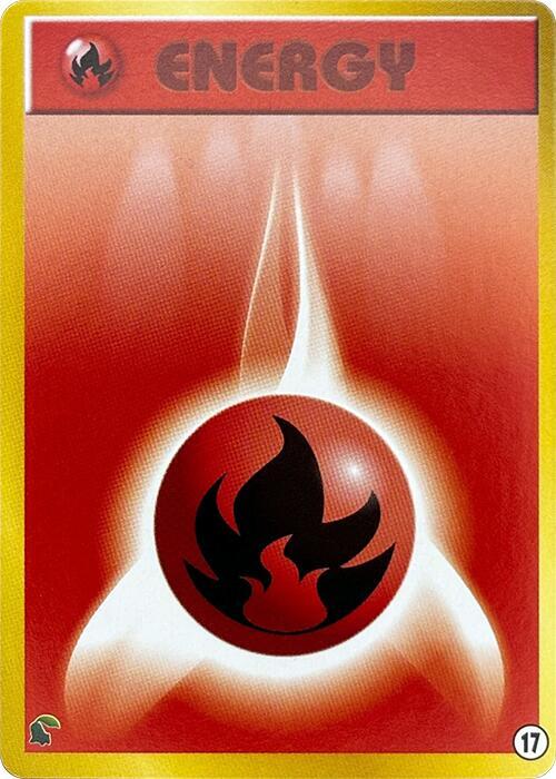 Basic Fire Energy - 17, Intro Pack Neo (Chikorita) 17