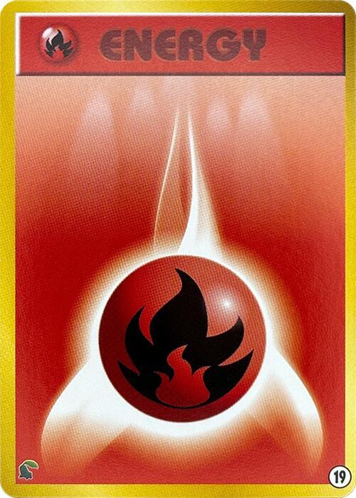 Basic Fire Energy - 19, Intro Pack Neo (Chikorita) 19
