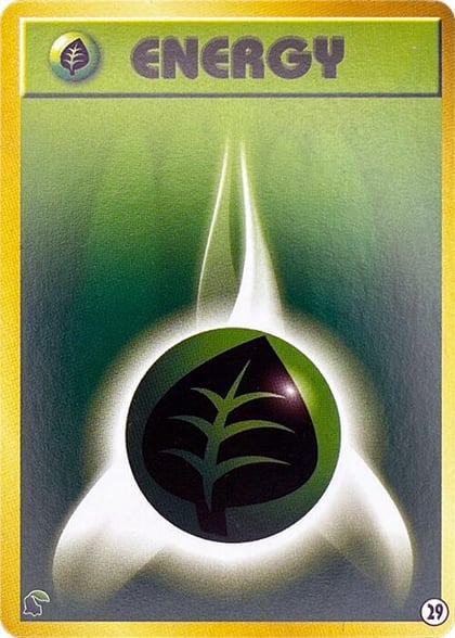 Basic Grass Energy - 29, Intro Pack Neo (Chikorita) 29