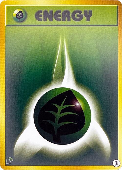 Basic Grass Energy - 3, Intro Pack Neo (Chikorita) 3