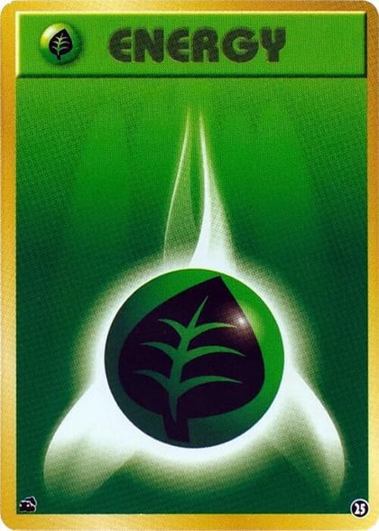Basic Grass Energy - 25, Intro Pack (Bulbasaur) 25
