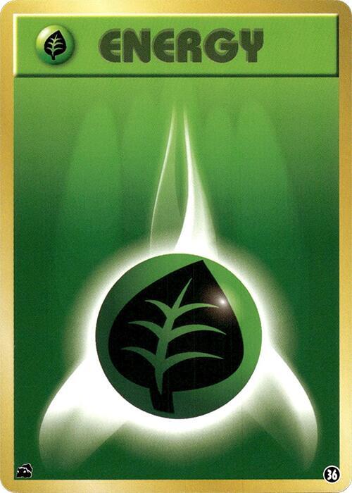 Basic Grass Energy - 36, Intro Pack (Bulbasaur) 36