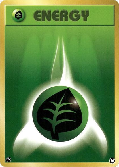 Basic Grass Energy - 36, Intro Pack (Bulbasaur) 36