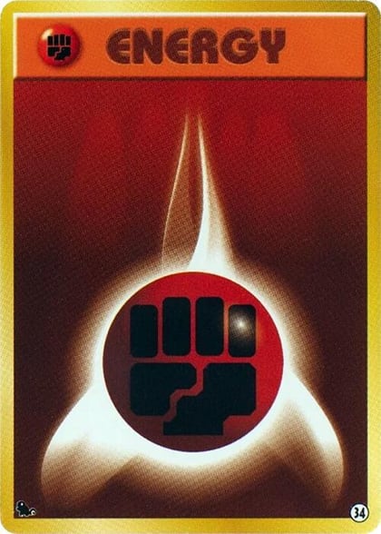 Basic Fighting Energy - 34, Intro Pack (Squirtle) 34