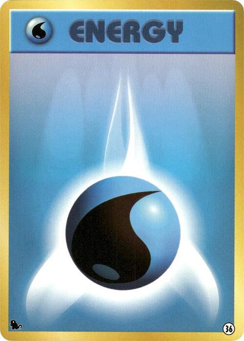 Basic Water Energy - 36, Intro Pack (Squirtle) 36