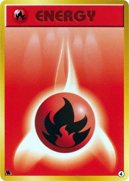 Basic Fire Energy - 4, Intro Pack (Squirtle) 4
